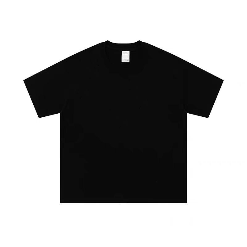 500g Combed Cotton Unisex Solid Color Short Sleeve T-Shirt