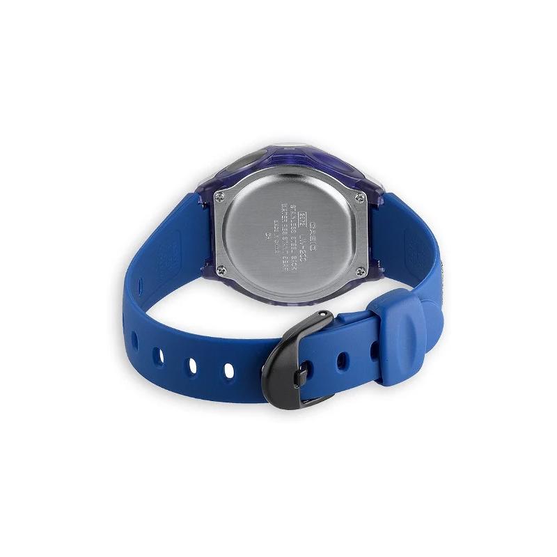 

CASIO blue children s waterproof fashion sports stopwatch alarm clock Quartz resin strap children s model blue dial LW-200-2A синій