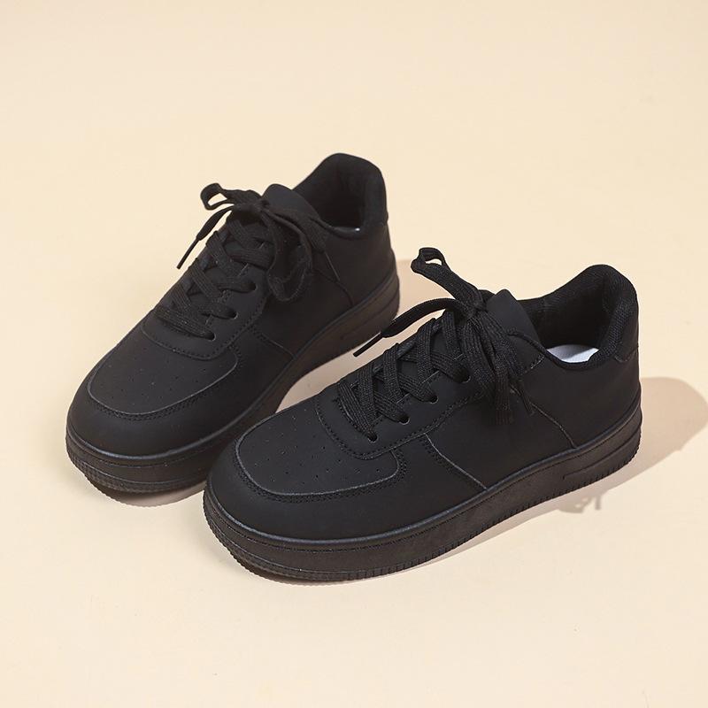 Versatile Black and White Board Shoes Women's 2025 New Sports Shoes Are Not Tired At Work, Niche Versatile Casual Board Shoes