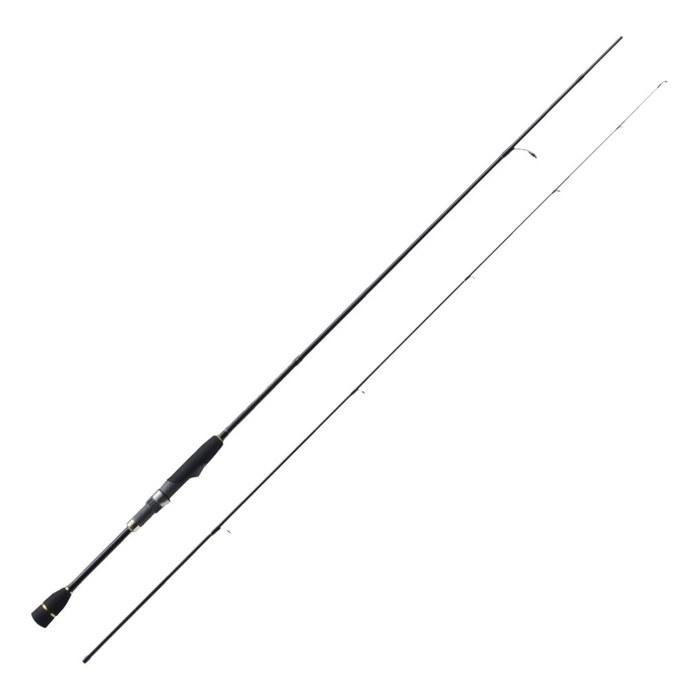 Major Craft Firstcast Aji Solid FCS-S682AJI Spinning Rod, Black, 6.8ft