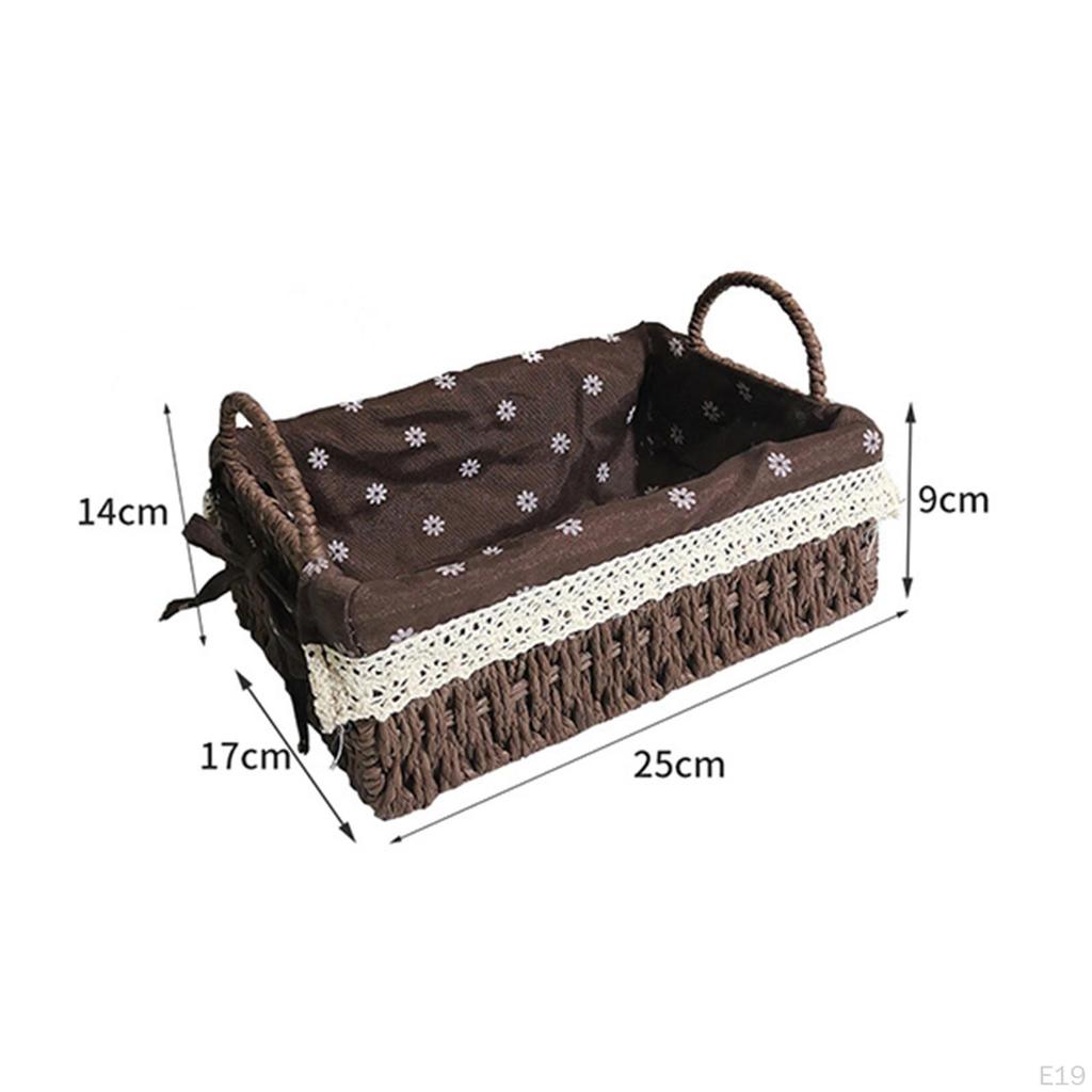 Rattan Storage Basket for Household Items The Tabletop Kitchen