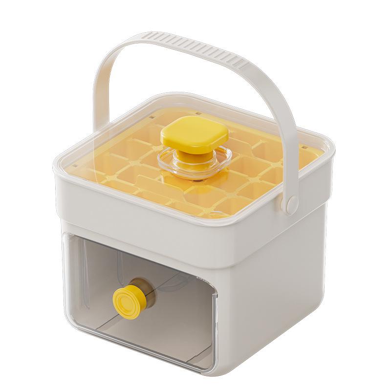 Handheld Ice Cube Mold with Food-Grade Freezer Storage for Homemade Ice