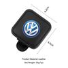Car Black Sunshade Square Leather Sunglasses Holder For VW Scirocco Jetta Beetle Golf Passat Touran Polo Tiguan Sharan QO9