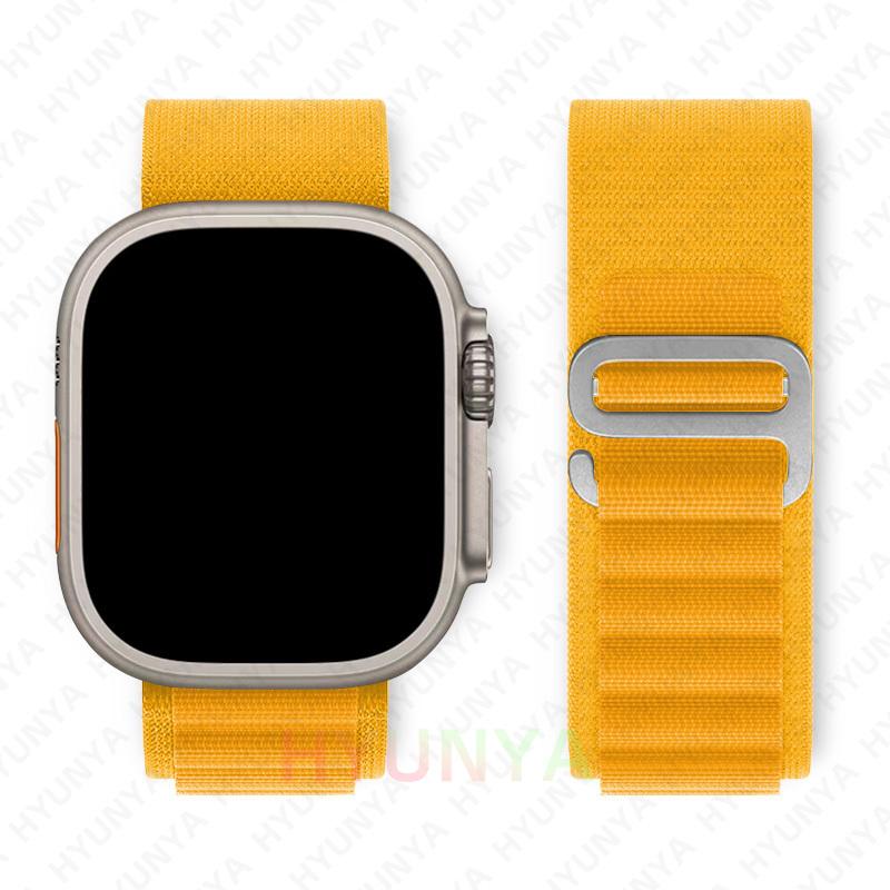 Alpine Λουράκι για Apple Watch Band Σειρά 10 9 8 7 SE Ultra 2 41mm 42mm 45mm 46mm 49mm 40mm 44mm IWatch Correa Λουράκι Ρολόι Βραχιόλι