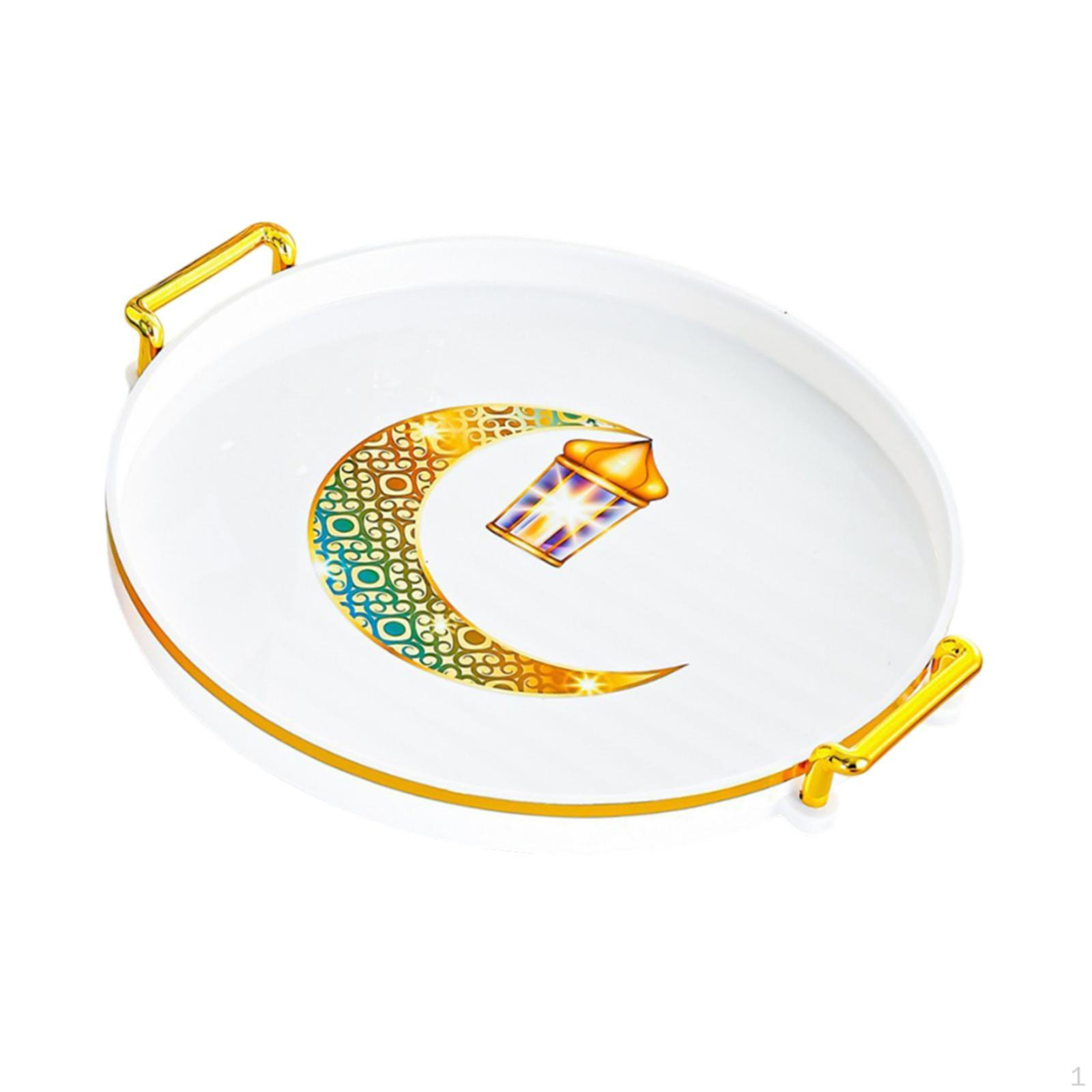 

Круглый сервировочный поднос, фруктовая чаша, универсальный контейнер для еды большой емкости белый