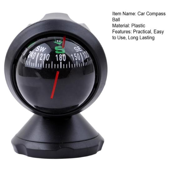 Araba Pusula Topu Yüksek Hassasiyetli Kolay Kurulum Geniş Uygulama Navigasyon Yürüyüş Yönü İşaretleme Rehber Topu