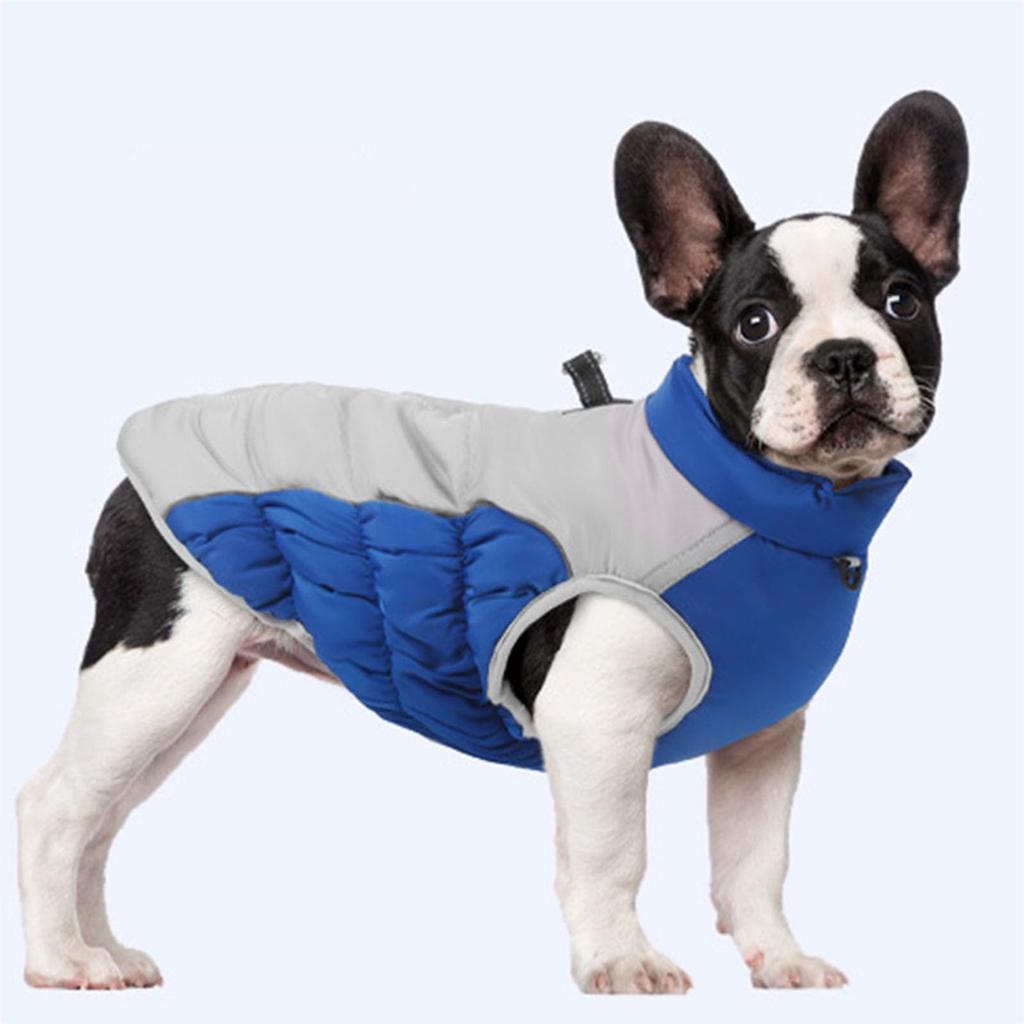 Winter Pet Clothes With Reflective Design, Thick Dog Clothing For Warmth, Dog Cotton Coat