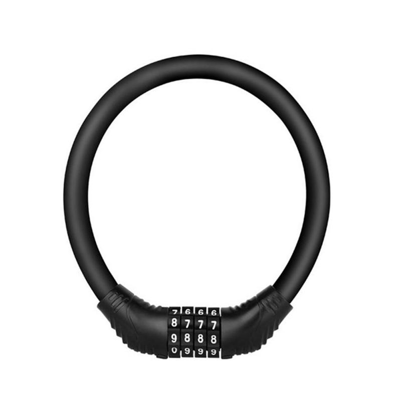 

Mountain Bike Bicycle Four-digit Password Lock Black
