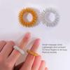 10Pcs Finger Massage Ring Safe Relaxing Metal Stretch Relieve Pain Relaxation Massager for Daily Life