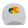 For Printed Pure Cotton 5-Panel Mesh Baseball Cap Tropical Fish Pattern Summer Outdoor Fishing Adjustable