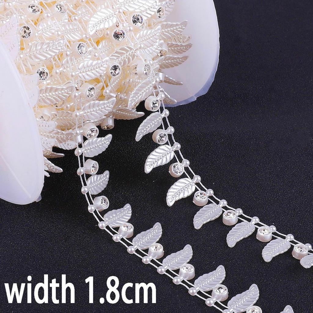 Round Sun Rose Double Pearl Chain for Wedding & DIY Hair Accessories