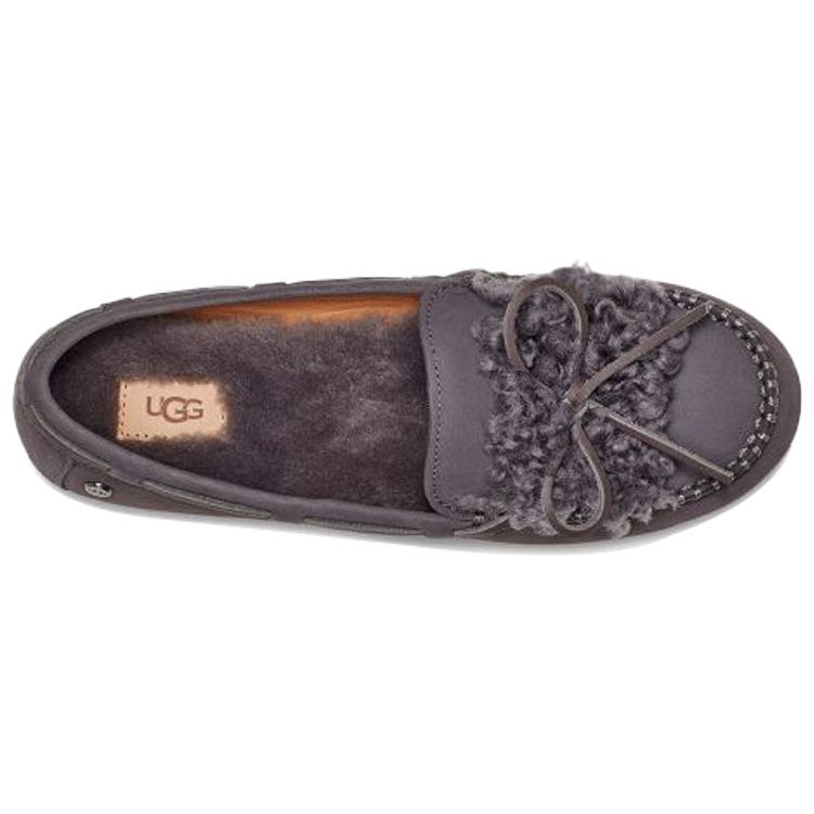 UGG Alana Fluff TS Loafers Women Loafers Dark-Gray 1116106-DGRY
