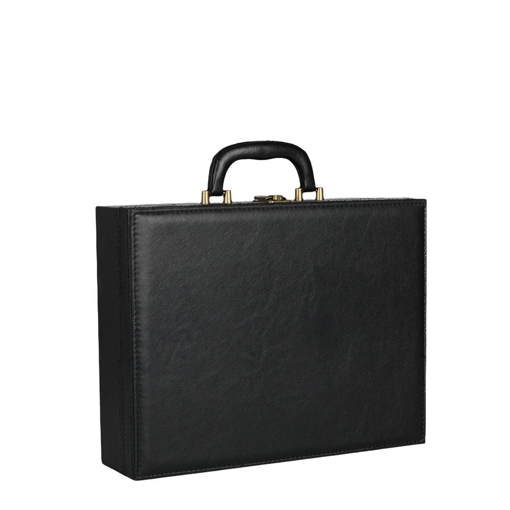 PU Leather Document Storage Box Handheld Men Suitcase Leisure Key Toolbox  Women Men