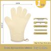 Thickened Silicone Heat-Resistant Oven Gloves - Anti-Scald, High-Temperature Protection for Kitchen & Microwave Use