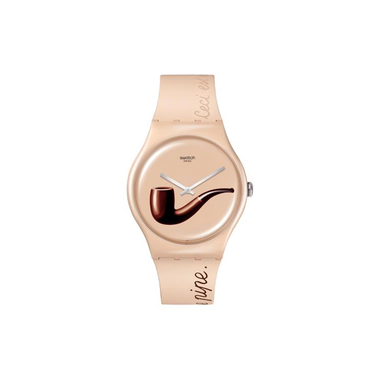 SWATCH Unisex 41mm Coffee Watch SO29Z124 SO29Z124 Khaki