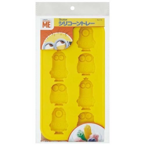 Skater Silicone Ice Tray Ice Tray Minion Width 11.5 X Depth 21.5 X Height 2.3cm SLT2 8 Pieces