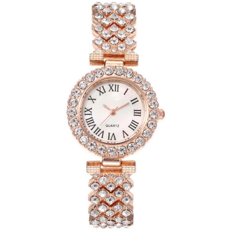 

Набор женских часов со стальным браслетом, 5 шт./набор, Универсальная личность, Полностью бриллиантовые часы-бабочка с кварцевым механизмом и стальным браслетом Large price