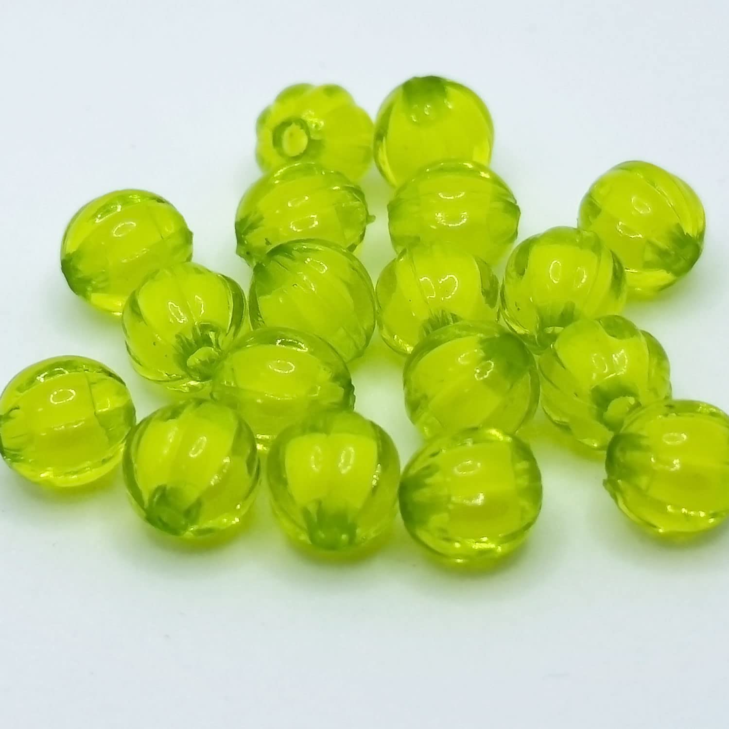 

Купить Акриловые бусины Azalea, прозрачные, тыквенные, 8 мм (Зеленый лайм)