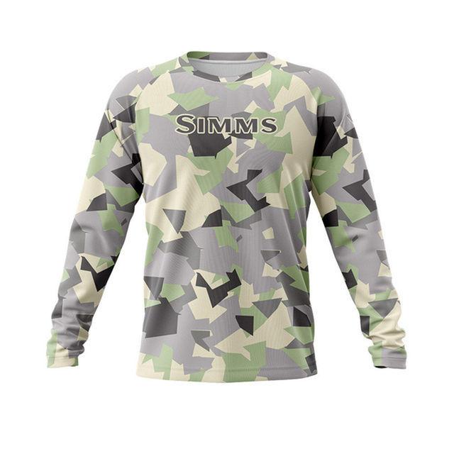 Simms long-sleeved T-shirt summer sunscreen clothes Luya fishing clothes upf50 + quick-drying breathable men's clothing new