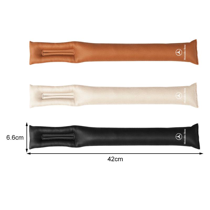2Pcs Car Seat Gap Filler Side Seam Plug Strip Leak-proof Filling Strip for Mercedes benz AMG S K B E GLK CLASS W212 W213 W176 W221