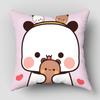 Bubu Dudu Pillowcase Cute Cartoon Bear Pillowcase Living Room Sofa Cushion Cover Bedroom Home Decoration Children's Gift