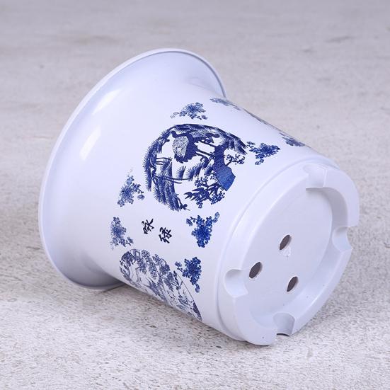 Thickened Plastic Flower Pot Breathable Planter for Blueberries Roses Hydrangeas Durable UV-Resistant Beginner Plant Pots