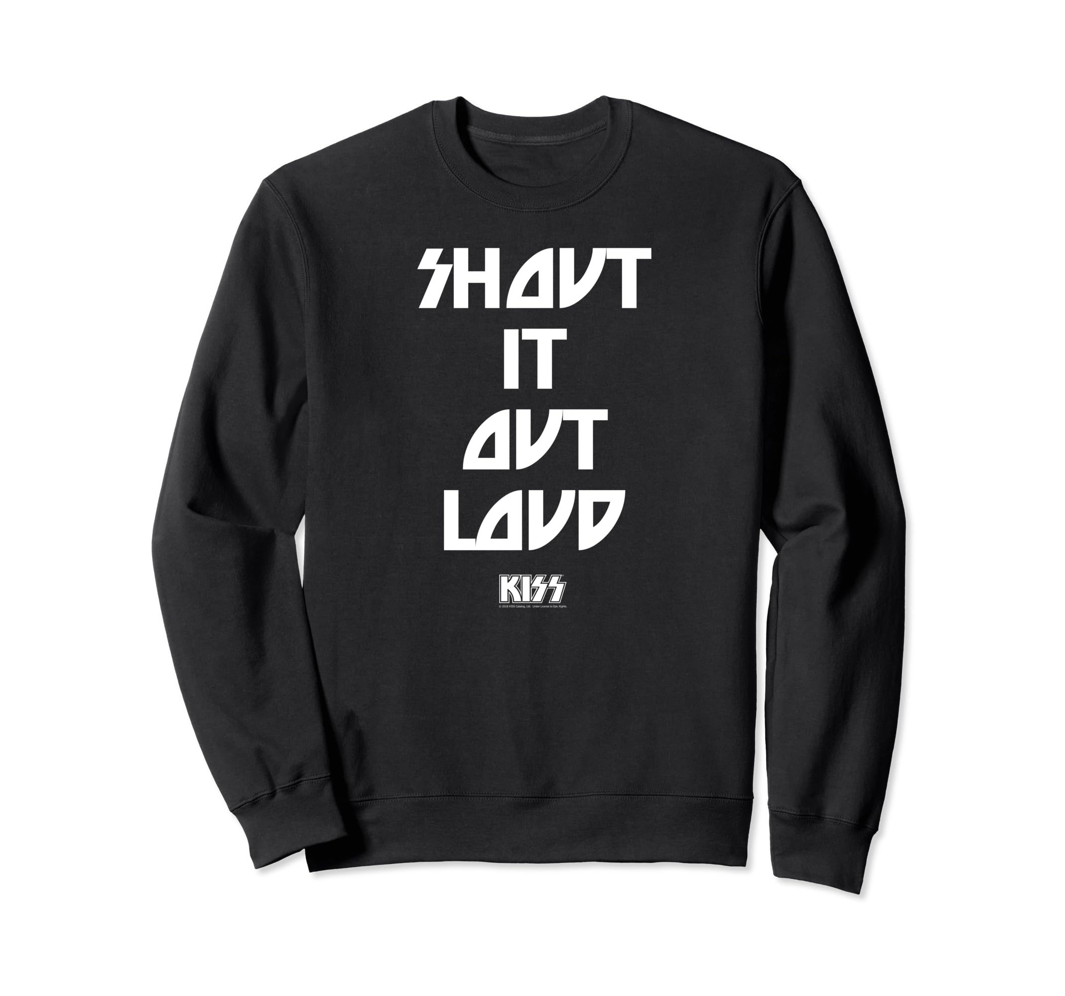 

KISS - Shout It Out Loud Lyric Sweatshirt