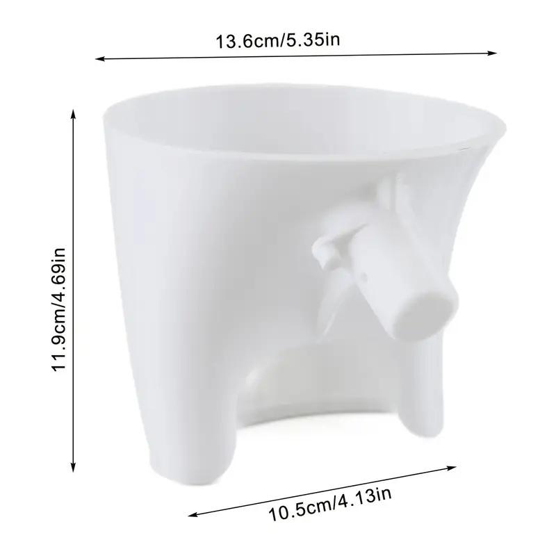 For KitchenAid Artisan KSM150 Flour Funnel Attachment - Plastic Powder Funnel with Easy-Pour Diameter for Tilt-Head Mixers