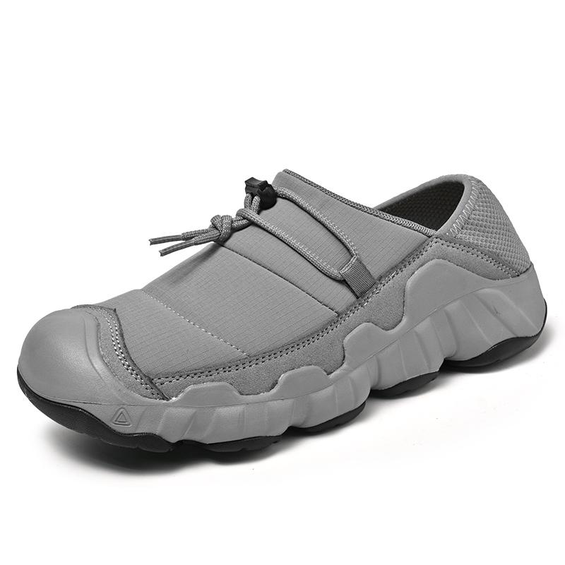 Herren Wasserdichte Slip-on Winter Wanderschuhe - Gefüttert mit isolierter Wolle, Geeignet für den städtischen Pendelverkehr, Outdoor-Camping und kaltes Wetter