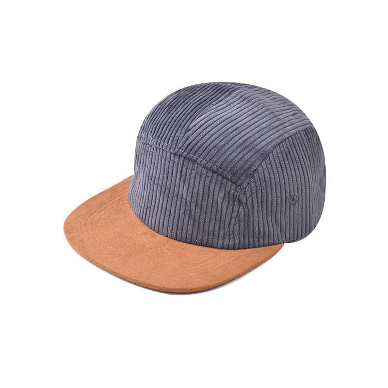 Vintage Corduroy Baseball Cap With Curved Brim For Men And Women In Summer Style