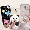 Cute Panda Cover For Samsung J7 2017 Case SM-J730F Silicone Soft TPU Fundas Phone Case For Samsung Galaxy J7 2017 Coque Bumper