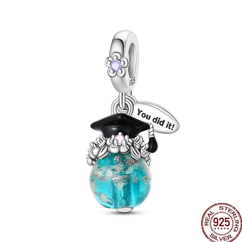 Original Charms Copper Poker Kitty Charms Bead Heart Marry Pave Zircon Fit 3Mm Bangle Bracelet Jewelry Gifts Making