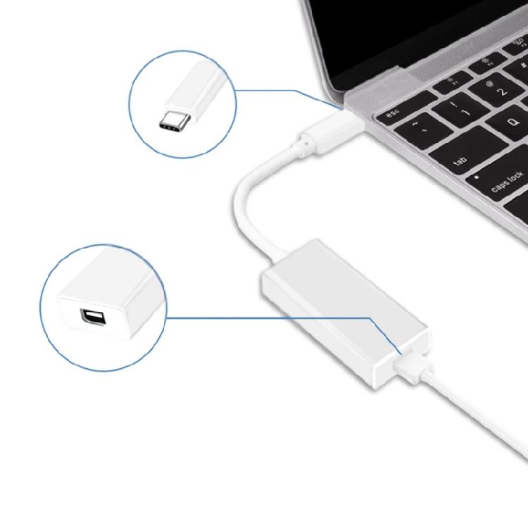 USB C To Mini  Converter Cable For Tablet Laptop Video Streaming on External Monitors USB3.1