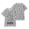 9 Colors Women Men's T-shirts Gubby Cartoon Printed O-Neck Oversized Short Sleeves Fashion Mens Clothing Streetwear