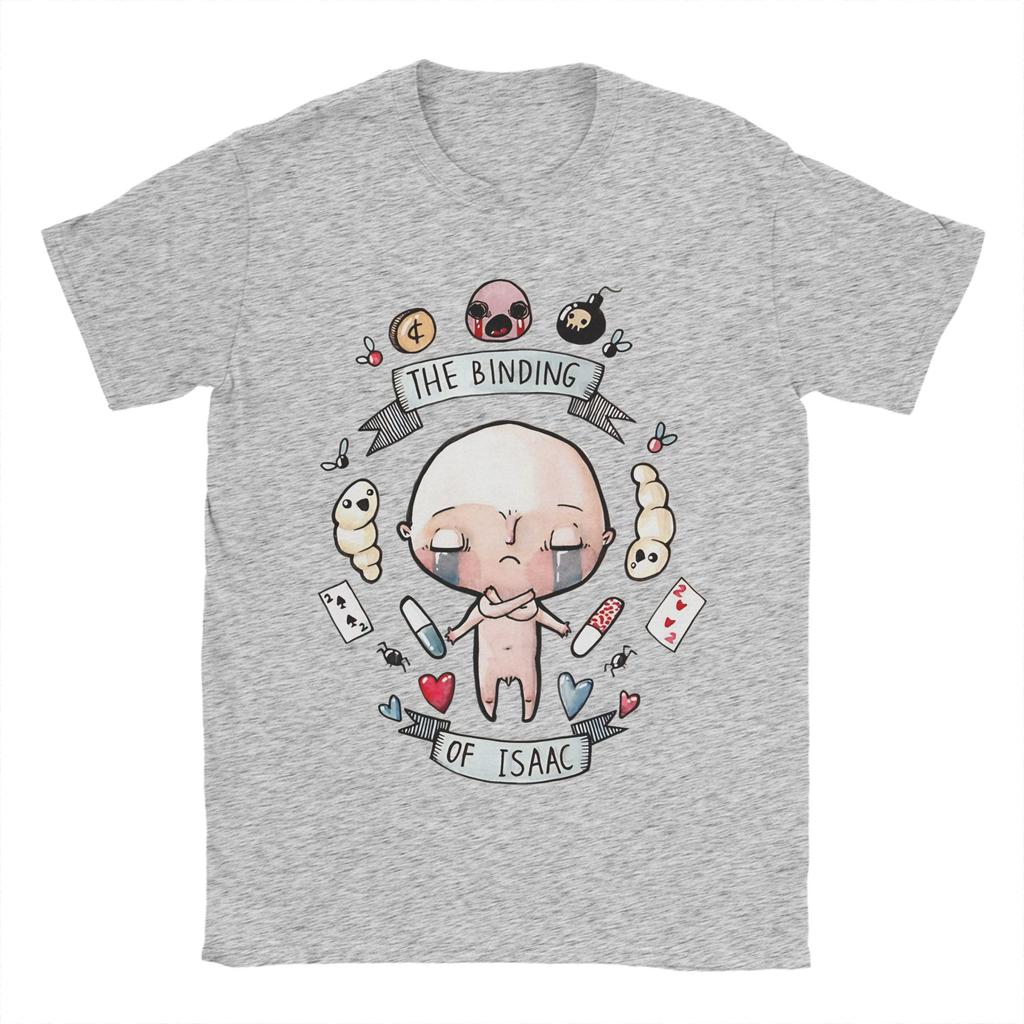 Unique The Binding Of Isaac  TShirt for Unisex Crewneck Cotton T Shirts  Short Sleeve Tee Shirt Plus Size Tops
