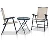 Day and Night - Day and Night Bistro Table and Chairs 3 Pieces Cream Steel