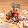 ROBOTIME Rolife 3D Puzzles Vienna Bookstore DIY Miniature House DG183