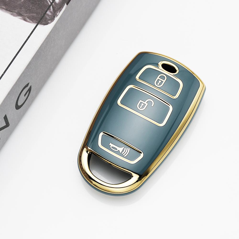 For Kia Grand Carnival Sedona Auto Keychain Protector Accessories Car Remote Keyless Shell Fob Holder Tpu Car Key Case Cover