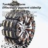 SEAMETAL Car Anti-skid Chain Suitable Tire Size 165mm-265mm Adjustable Car Snow Chains Universal Emergency Chain Tire No Damage