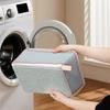 Zipper Closure Shoe Washing Bag Fluffy Chenille Shoes Cleaning Bag Durable Laundry Bag  Household