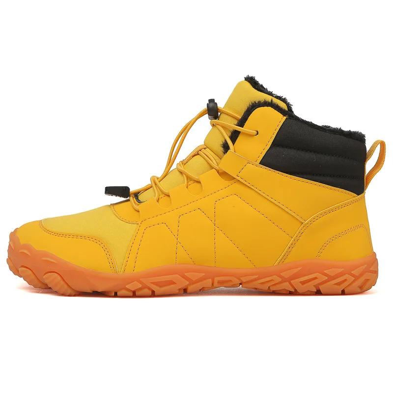 Women's Outdoor Shoes Anti Slip Casual Sports Snow Boots Women's Hiking Shoes Couple High Top Shoes Winter Warm Women's Boots