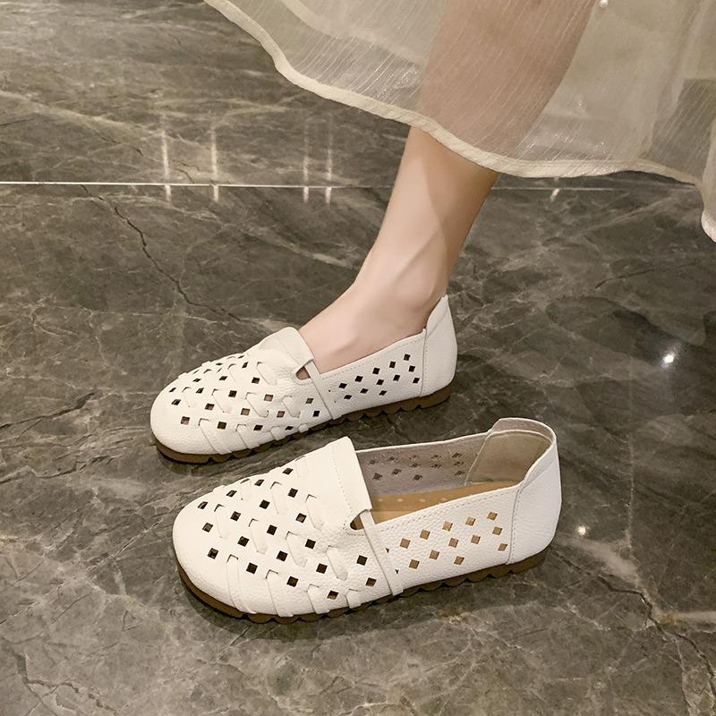 Fashion 2025 Summer New Soft Sole Single Shoes Casual Flat Sandals for Women