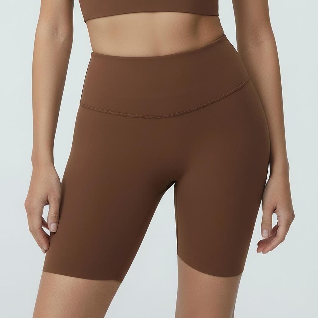 Hochelastische, hochgeschnittene, mittellange Yoga- und Radlerhose für Damen