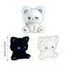 16cm Kawaii Cat Plush Toy Sad Fluffy White Black Kitten Soft Animals Stuffed Doll Cute Sleep Toys Birthday Valentine's Day Gifts