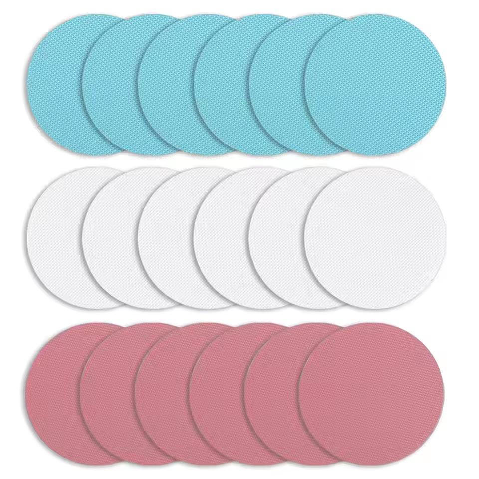 20PCS 10cm/3.93in Bathroom Slip Transparent Non-Slip Tape Anti-Slip Strips Shower Stickers Round Shaped Antiskid Sticker