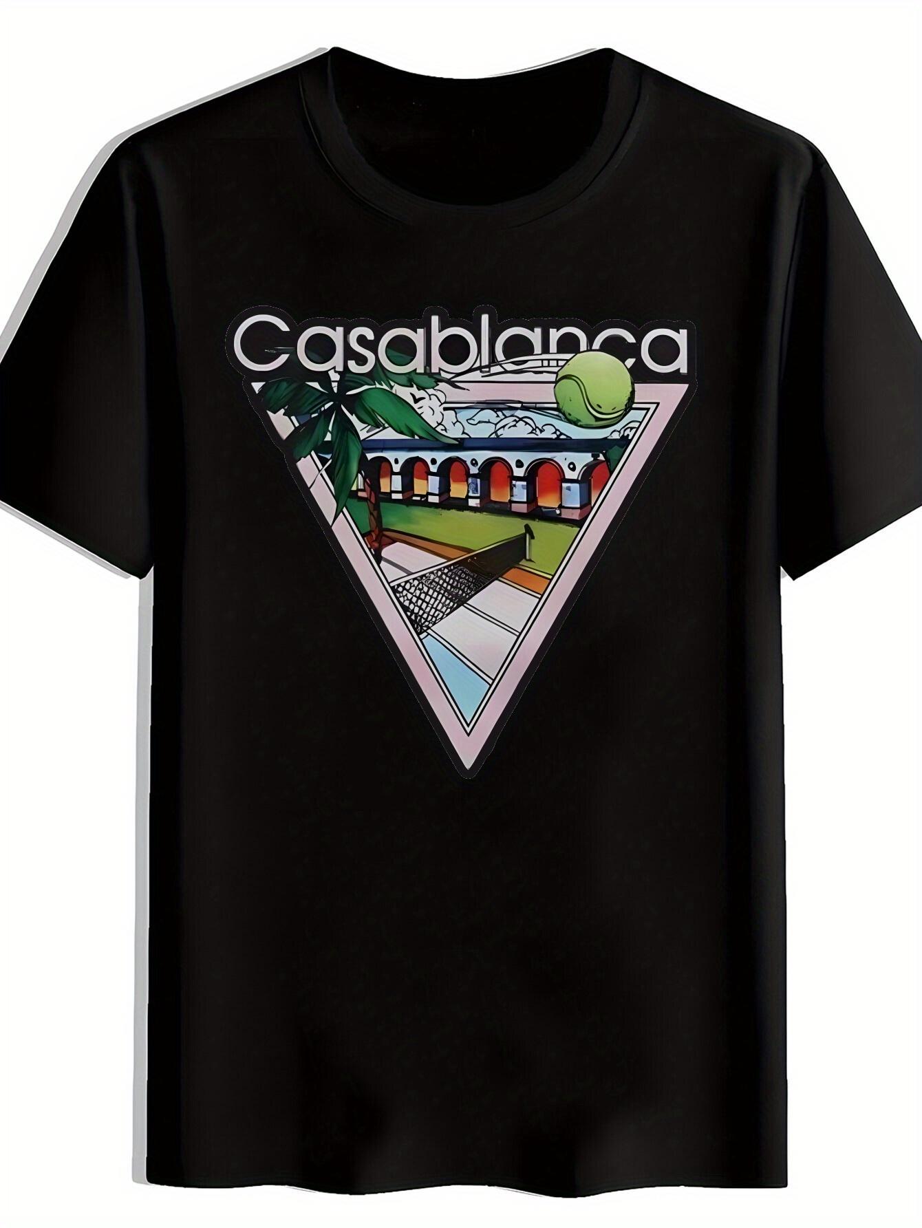 T-shirt Sunset Beach Coastal Landscape Print M