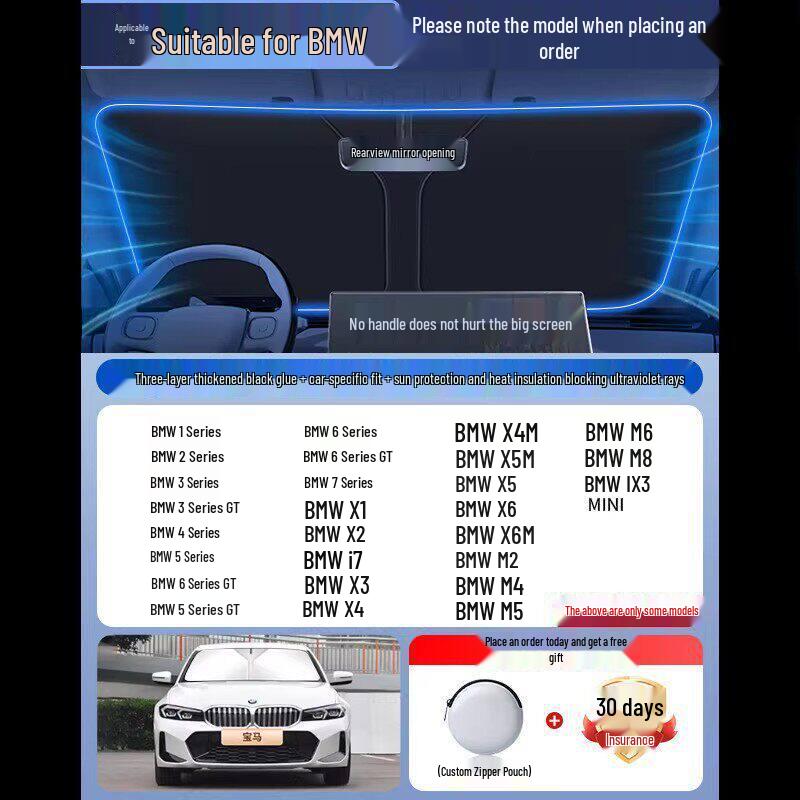 Car Sunshade Windshield Curtains - Heat Insulation & Summer Cooling