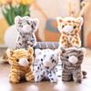 Plush Cat Keychain With Short Pile Fabric For Bag Decoration And Gift