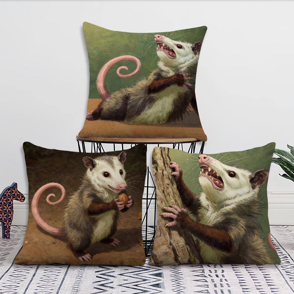 Modern Opossum cushion cover Best Home Office Coffee Pillow Sofa Printing Decoration Room Shop Car Nordic Simplicity Hit