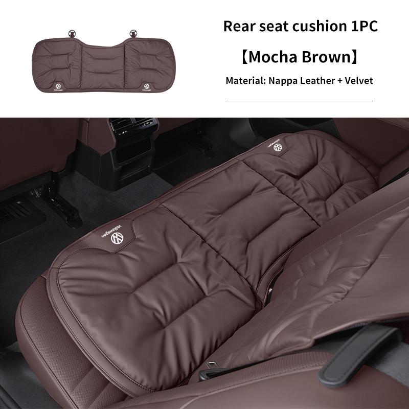 sax43Car Seat Soft Velvet Cushion Plush Non-slip Cover Front Rear Seat Cover For Volkswagen VW Golf 4 6 7 GTI Tiguan Passat B5 B7 MK5